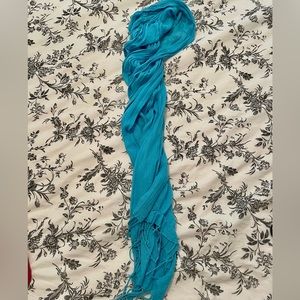 Turquoise scarf